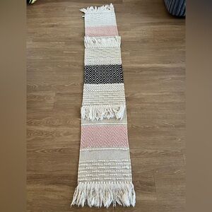 Hobby Lobby Woven Table Runner with Fringe